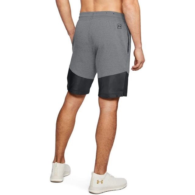 Pánske kraťasy Under Armour Threadborne Terry Short - Black/Black