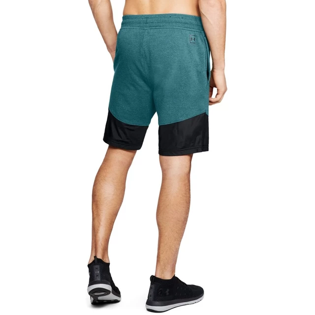 Pánske kraťasy Under Armour Threadborne Terry Short - Black/Black