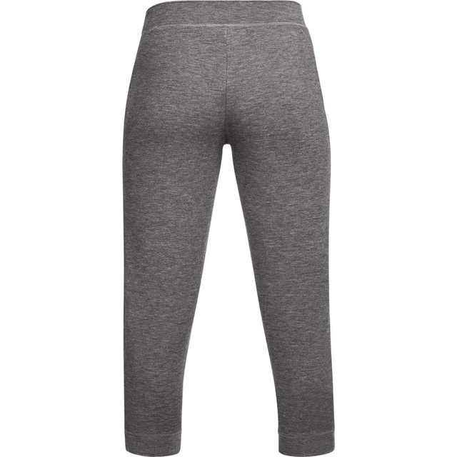 Dámské legíny Under Armour Featherweight Fleece Crop - Merlot