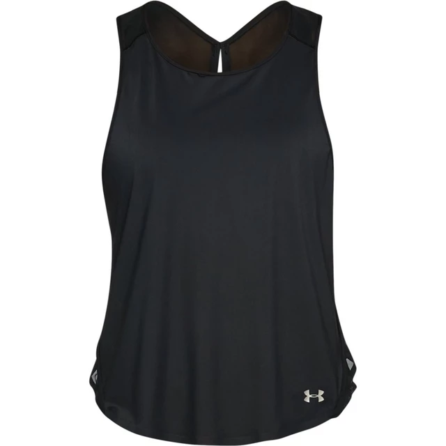 Dámske tielko Under Armour Vivid Key Hole Back Tank - M - Black