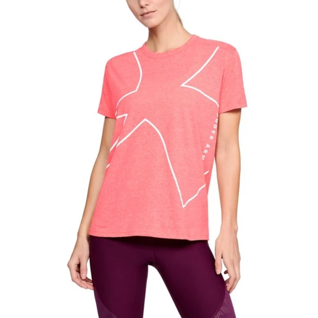 Dámske tričko Under Armour Triblend Graphic SS Tee - XS