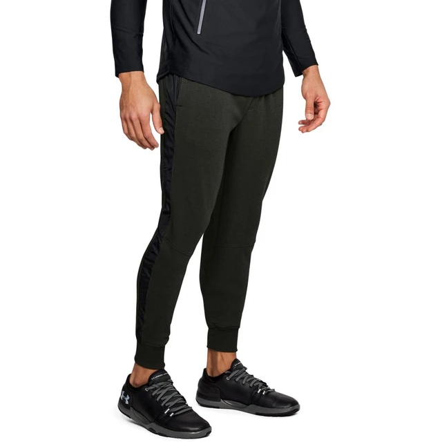 Pánske tepláky Under Armour Threadborne Terry Jogger - Black/Black