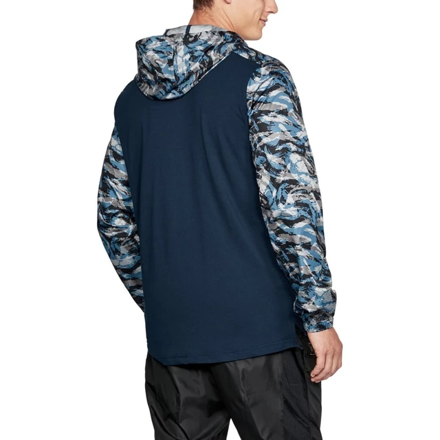 Pánska ľahká bunda Under Armour Wind Anorak - Black / Stealth Gray / Black