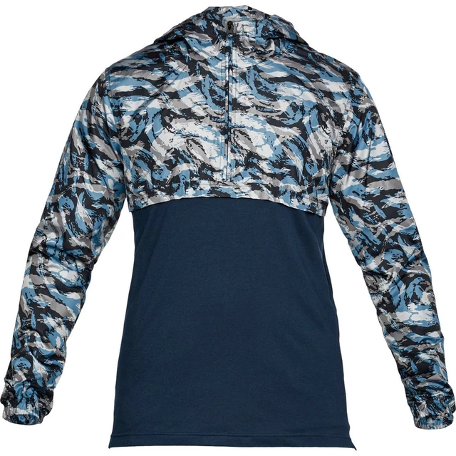 Pánská lehká bunda Under Armour Wind Anorak - Steel Light Heather - Academy