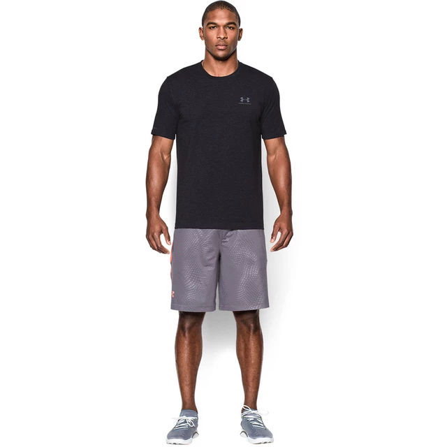 Pánske tričko Under Armour CC Left Chest Lockup - True Gray Heather