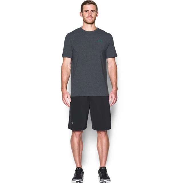 Pánske tričko Under Armour CC Left Chest Lockup - Carbon Heather