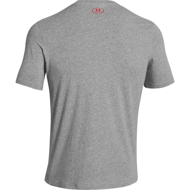 Pánske tričko Under Armour CC Left Chest Lockup - Carbon Heather