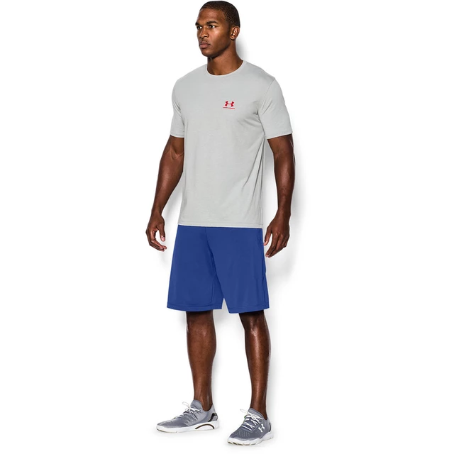 Pánske tričko Under Armour CC Left Chest Lockup - Carbon Heather