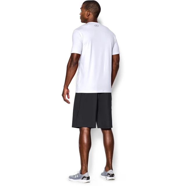 Pánske tričko Under Armour CC Left Chest Lockup - White