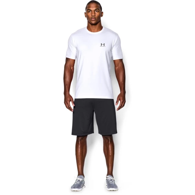 Pánske tričko Under Armour CC Left Chest Lockup - True Gray Heather