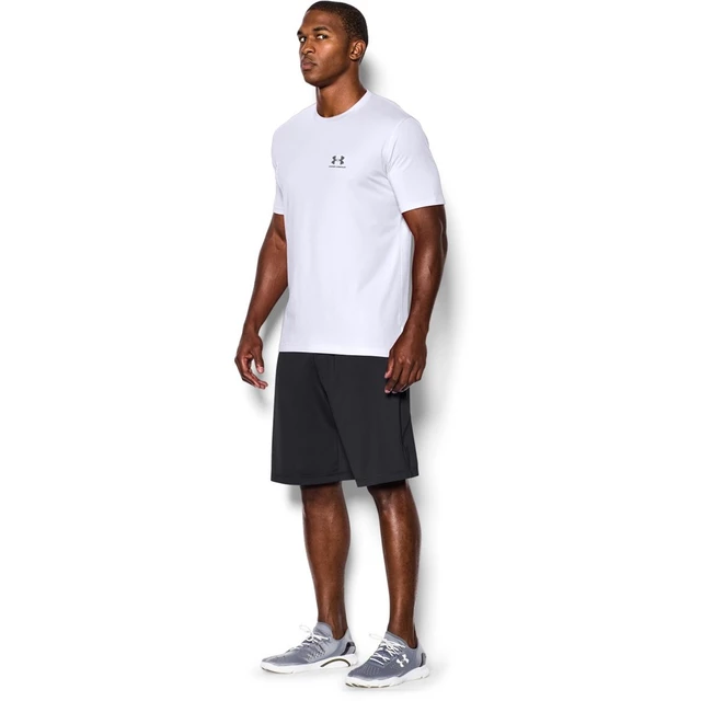 Pánske tričko Under Armour CC Left Chest Lockup - True Gray Heather