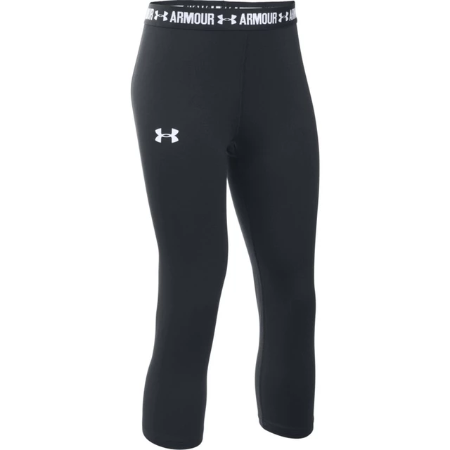 Dívčí legíny Under Armour Armour Capri - Medium Red Violet/Pacific Blue/Jacksons Purple