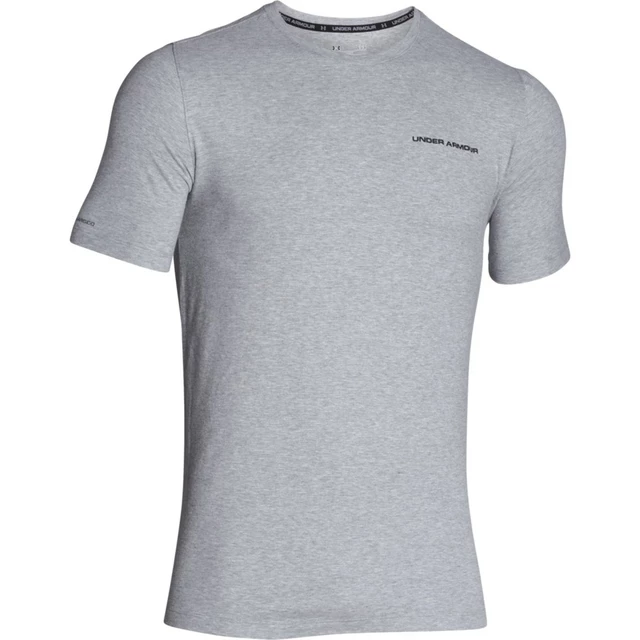 Pánske tričko Under Armour Charged Cotton SS T - S - French Gray