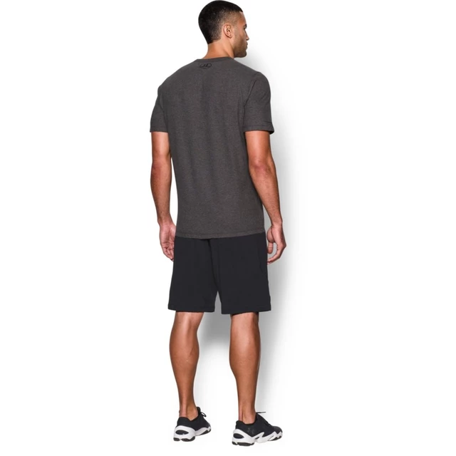 Pánské triko Under Armour Charged Cotton SS T - Black/Steel