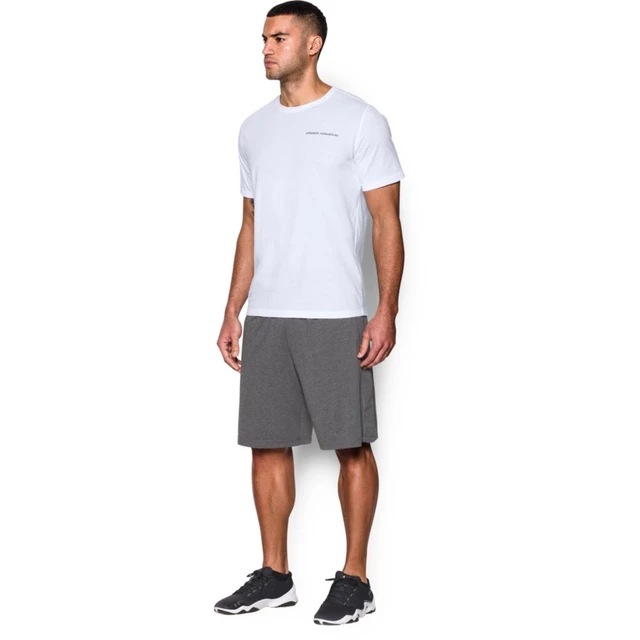 Pánské triko Under Armour Charged Cotton SS T - Black/Steel