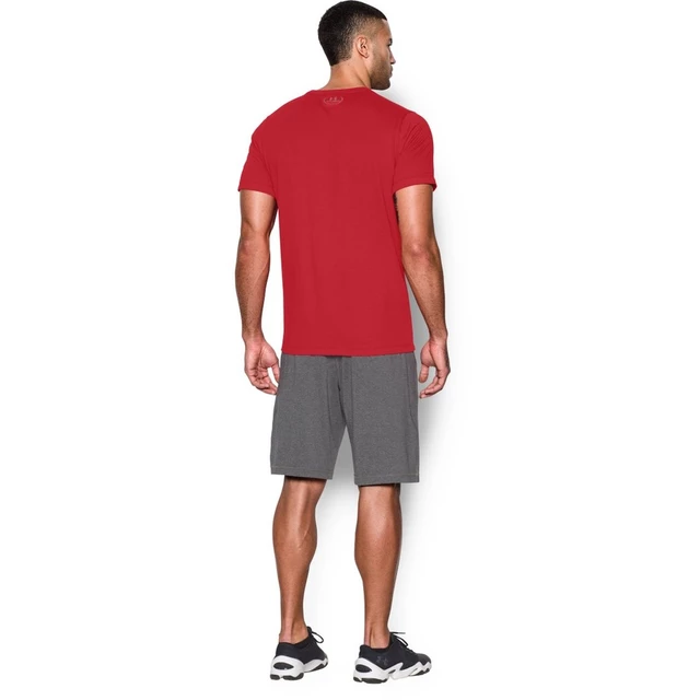 Pánske tričko Under Armour Charged Cotton SS T - Brick Red