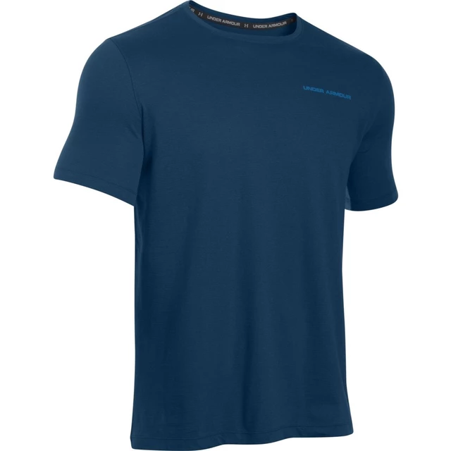 Pánské triko Under Armour Charged Cotton SS T - Dark Blue/Blue