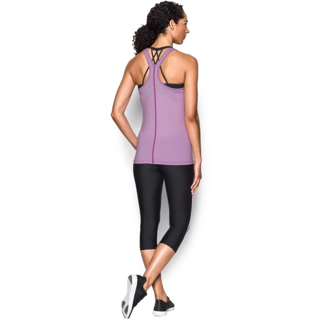 Dámske tielko Under Armour Armour Stripe Racer Tank - London Hue/Medium Red Violet