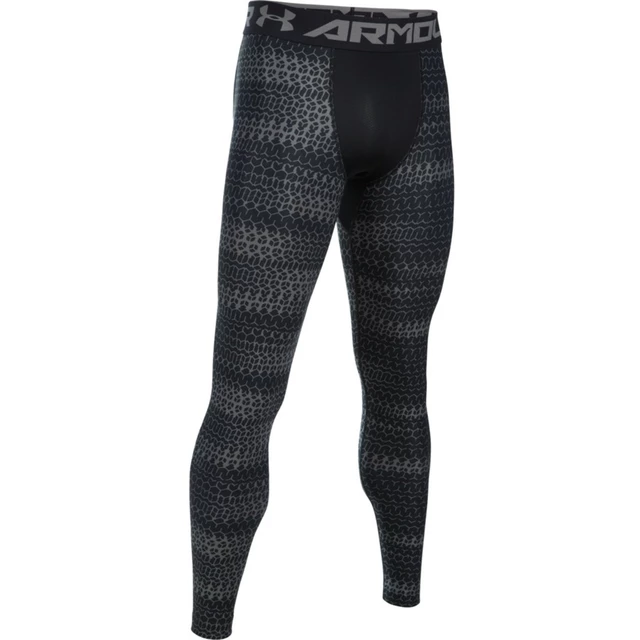 Men’s Compression Leggings Under Armour HG Armour 2.0 Novelty - Black/Graphite