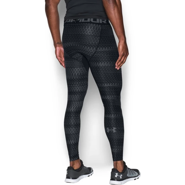 Men’s Compression Leggings Under Armour HG Armour 2.0 Novelty - Black/Graphite