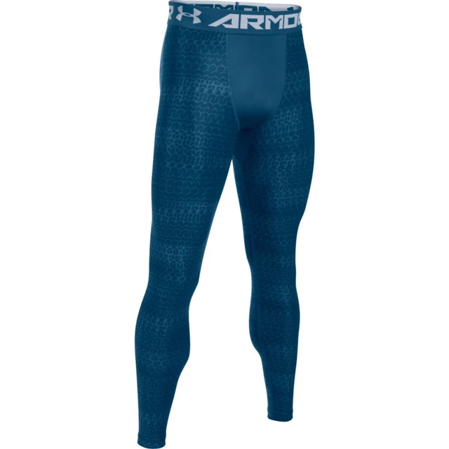 Pánske kompresné legíny Under Armour HG Armour 2.0 Novelty Legging - XXL - blue