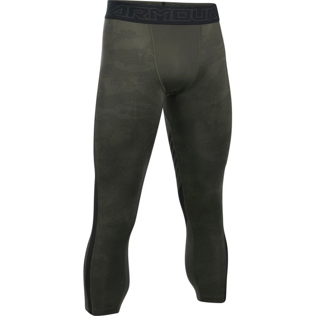 Men’s Compression Leggings Under Armour HG SuperVent 2.0 3/4 - Black/Stealth Gray/Graphite - 330