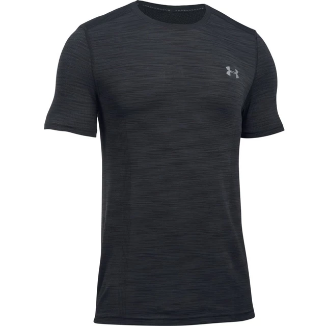 Pánske funkčné tričko Under Armour Threadborne Seamless SS - XL - Black