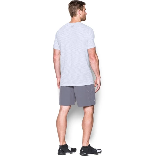 Pánske funkčné tričko Under Armour Threadborne Seamless SS - White