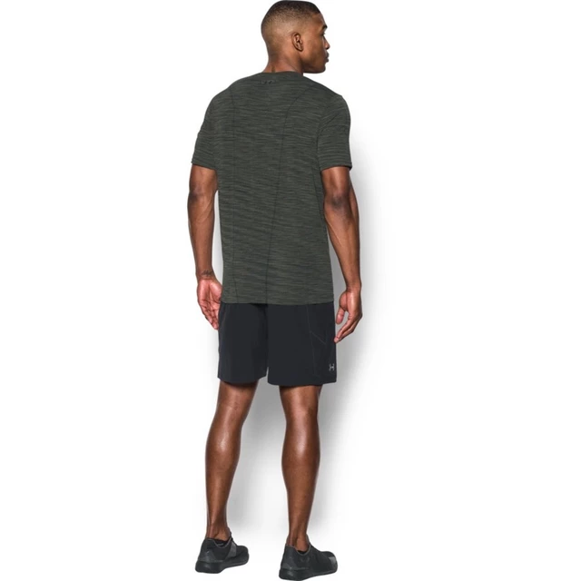 Pánske funkčné tričko Under Armour Threadborne Seamless SS - Downtown Green