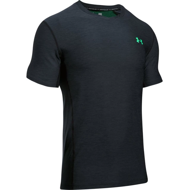 Pánské triko Under Armour Supervent Fitted SS - Black/Green