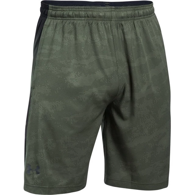 Pánské kraťasy Under Armour Supervent Woven Short - Gray/Orange/Red - Camu/Green