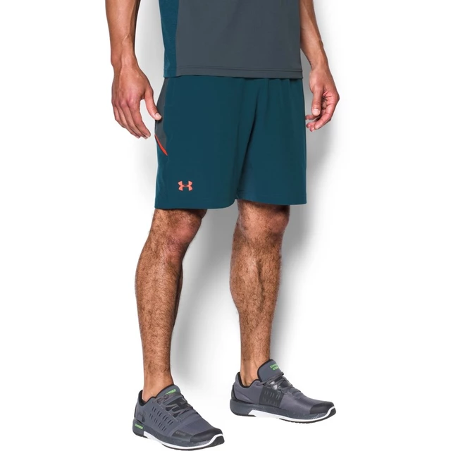 Pánske šortky Under Armour Center Court 8in Woven Shorts - Blue Whale/Atomic Gray/Salmon