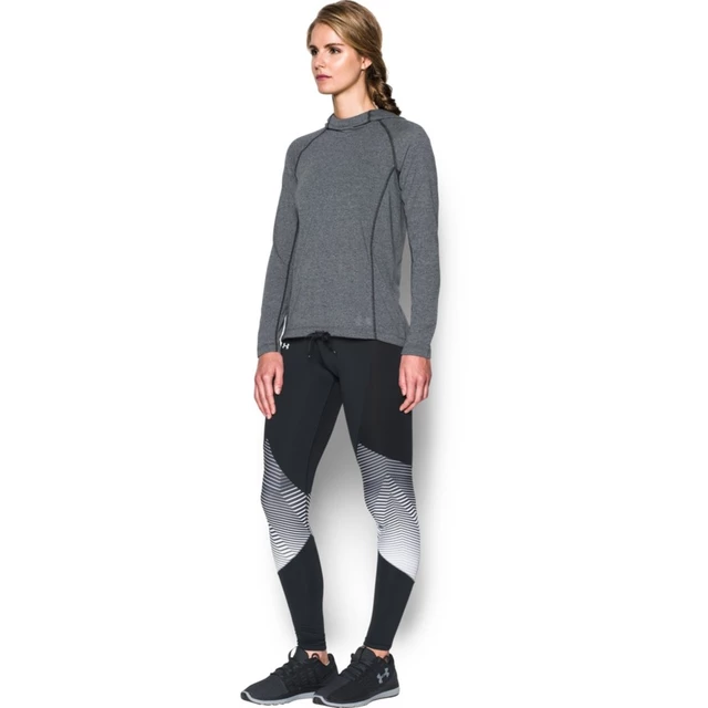 Women’s Hoodie Under Armour Threadborne Train Twist - Black/Black/Graphite