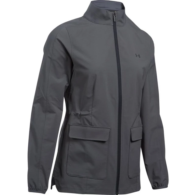 Dámska bunda Under Armour Storm WindStrike Full Zip - XS - RHINO GRAY / RHINO GRAY / BLACK