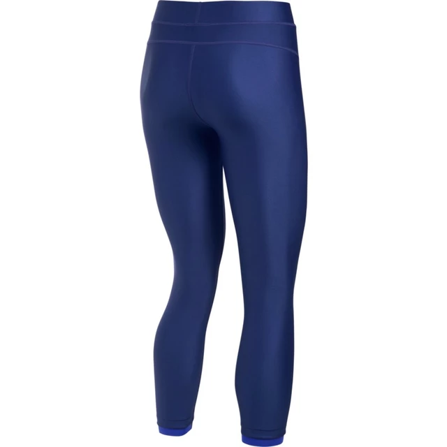 Women’s Compression Leggings Under Armour HG Armour Ankle Crop - Blue/Blue/Metallic Silver