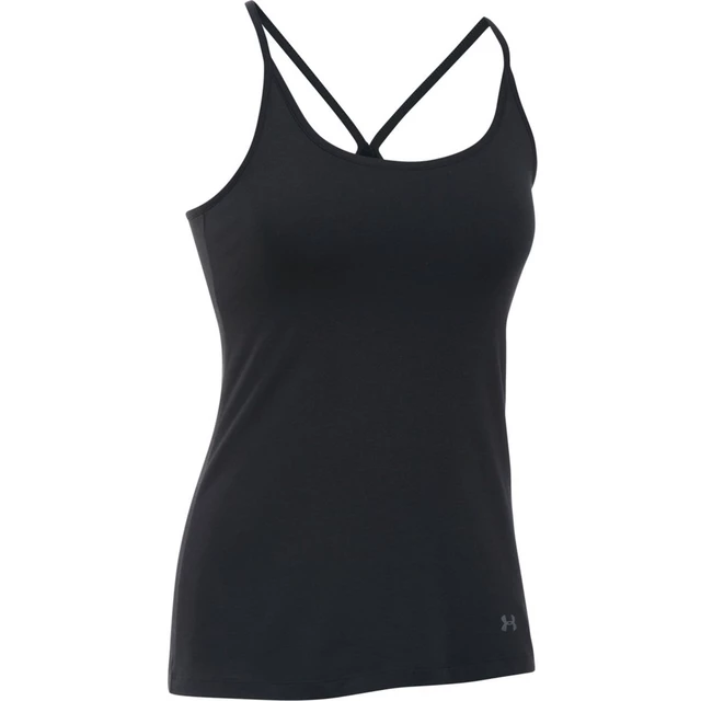 Dámské tílko Under Armour Favorite Shelf Bra Cami - White - Black/Graphite