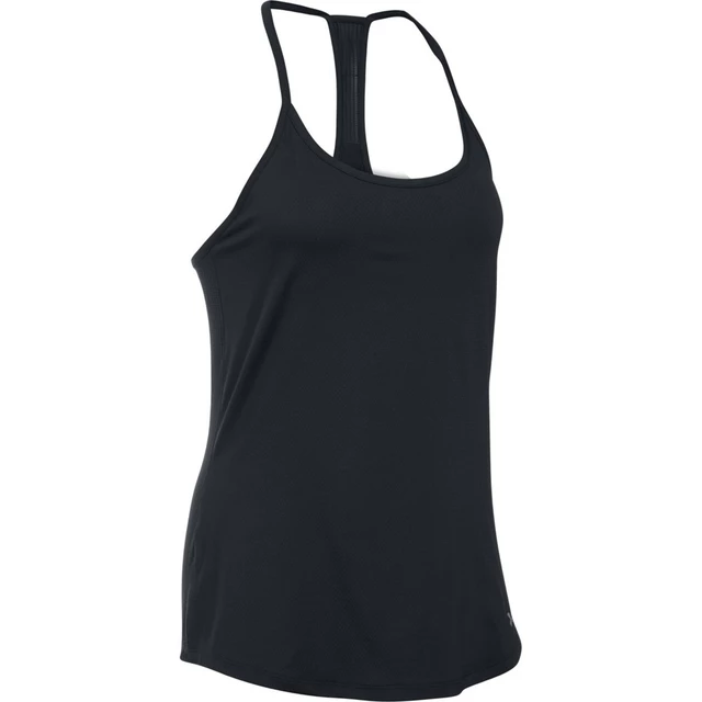 Dámske bežecké tielko Under Armour Fly By Racerback Tank - L - BLACK / BLACK / REFLECTIVE