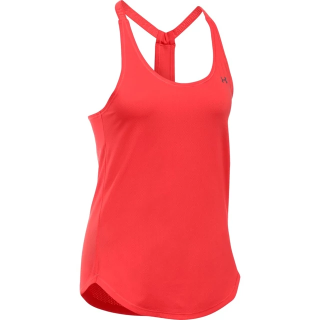 Dámske tielko Under Armour HG Armour Coolswitch Tank - BLACK / BLACK / GRAPHITE - Red