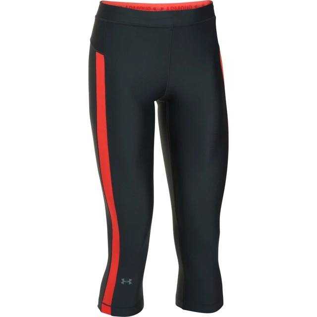 Dámske kompresné legíny Under Armour HG Armour Coolswitch Capri - Black/Red/Red