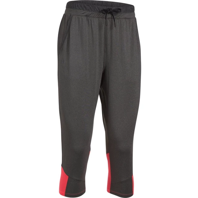 Dámske tepláky Under Armour Armour Sport Crop - CARBON HEATHER / MARATHON RED / GRAPHITE - CARBON HEATHER / MARATHON RED / GRAPHITE