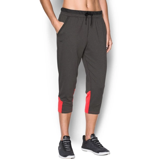 Dámske tepláky Under Armour Armour Sport Crop - CARBON HEATHER / BLACK / GRAPHITE