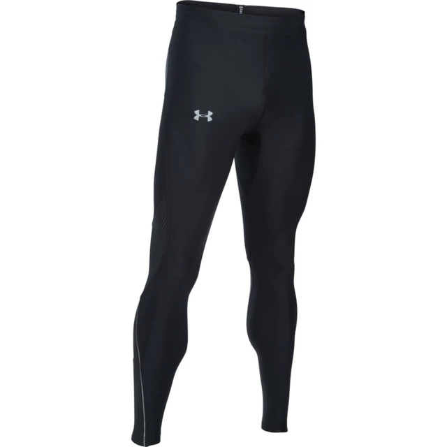 Pánské kompresní legíny Under Armour NoBreaks HG Novelty Tight - Cerulean/Cerulean/Reflective - Black/Black/Reflective