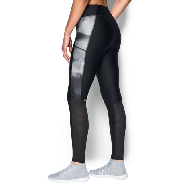 Dámské kompresní legíny Under Armour Fly By Printed Legging - Midnight Express/Sapphire/Reflective