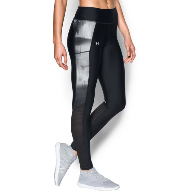 Dámske kompresné legíny Under Armour Fly By Printed Legging - Black/Dots/Reflective