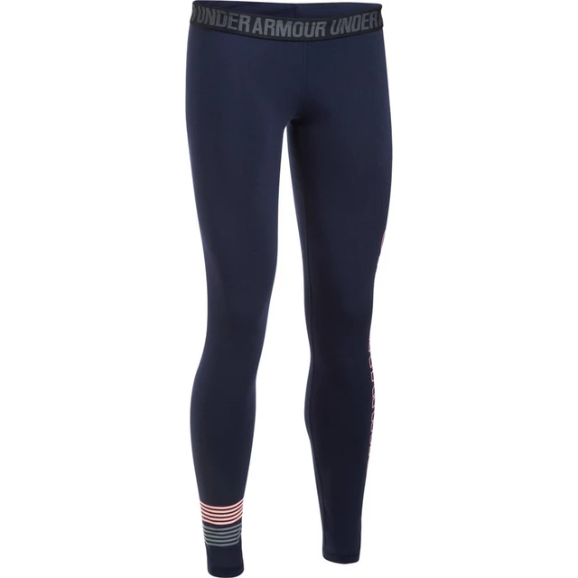 Dámske legíny Under Armour Favorite Legging WM Graphic - Midnight Navy/Cape Coral/Steel