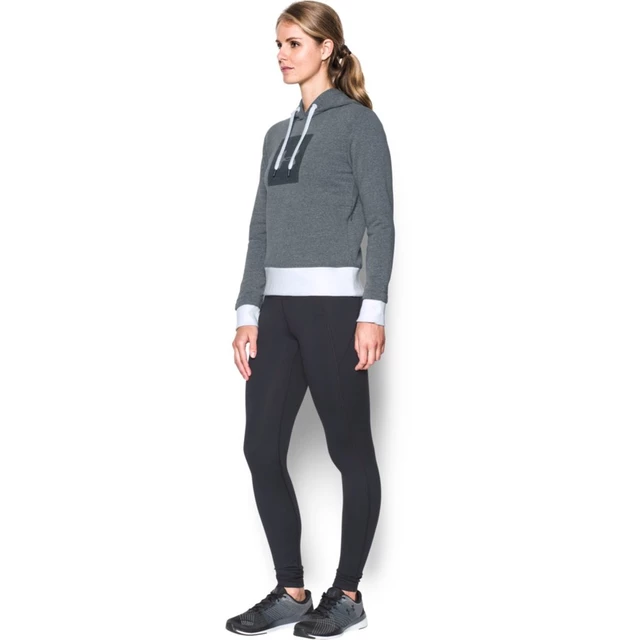 Dámská mikina Under Armour Threadborne Fleece BL Hoodie - Arden Green/Black/Arden Green