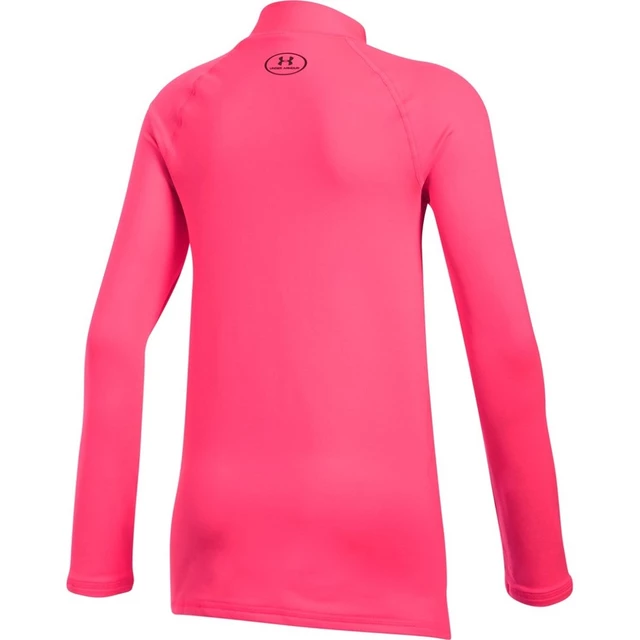 Dívčí triko Under Armour ColdGear Mock - Black Black/Apollo Gray