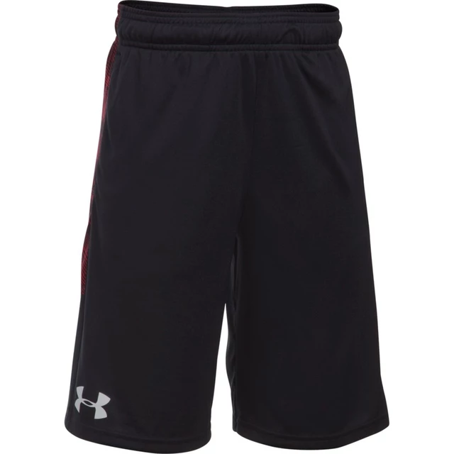 Chlapčenské šortky Under Armour Stunt Printed Short - Black/Red/Red