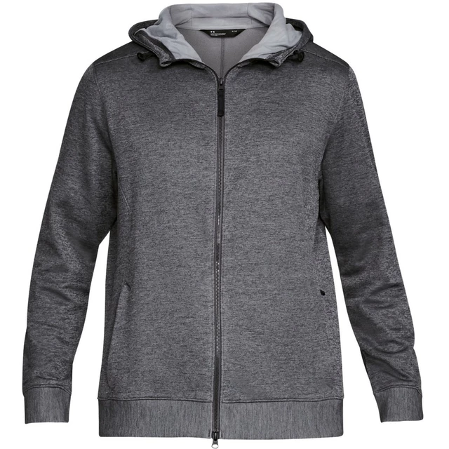 Pánská mikina Under Armour Sportstyle Sweater Fleece FZ - Carbon/Heather Steel, M - Carbon/Heather Steel