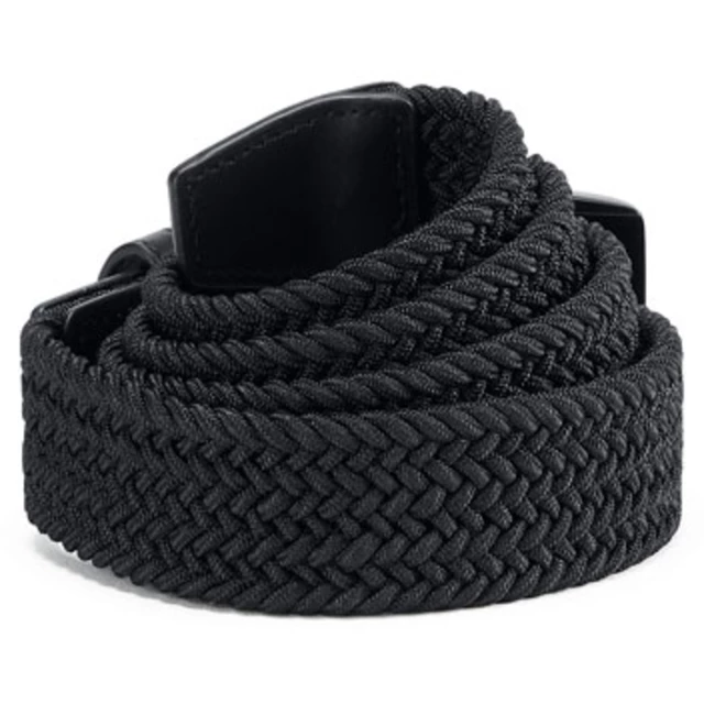 Pánsky opasok Under Armour Men's Braided 2.0 Belt - Black/Black